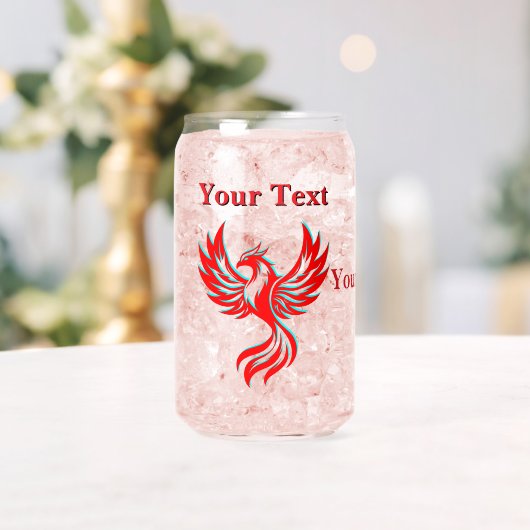 Phoenix Fantasy anpassbar Dosenglas (Insitu (Hochzeit))