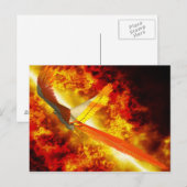 Phoenix Fantasy Gothic Postkarte (Vorne/Hinten)