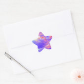 Phoenix Feathers - Paint Spritzer Stern-Aufkleber (Umschlag)