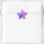 Phoenix Feathers - Paint Spritzer Stern-Aufkleber (Tasche)