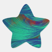 Phoenix Feathers - Paint Spritzer Stern-Aufkleber (Vorderseite)