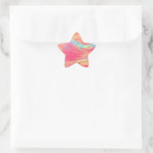 Phoenix Feathers - Paint Spritzer Stern-Aufkleber (Tasche)