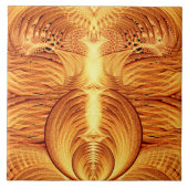 Phoenix-Feuer Fliese (Vorderseite)