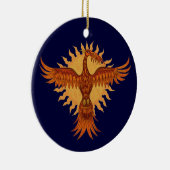 Phoenix  fire bird christmas tree ornament design (Rechts)