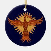 Phoenix fire bird christmas tree ornament design (Vorne)