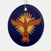 Phoenix  fire bird christmas tree ornament design (Links)
