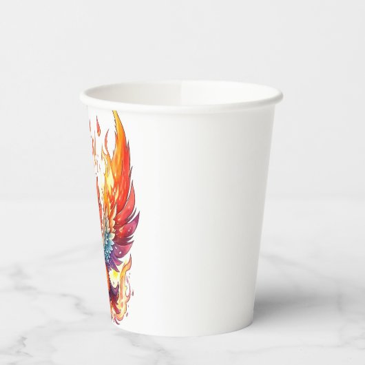 Phoenix Fire Bird Kindergeburtstag Pappbecher (Links)