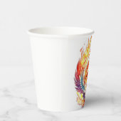 Phoenix Fire Bird Kindergeburtstag Pappbecher (Rechts)