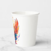 Phoenix Fire Bird Kindergeburtstag Pappbecher (Links)