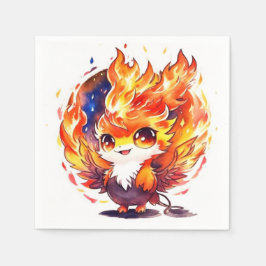 Phoenix Fire Bird Kindergeburtstag Serviette