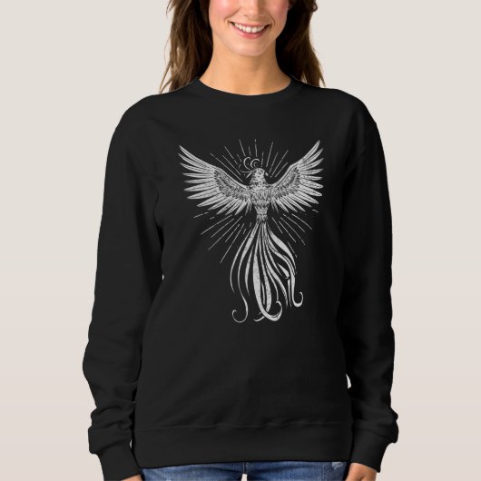 Phoenix Fire Bird Magic Fantasy Phoenix Sweatshirt (Vorderseite)