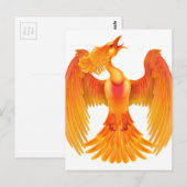 Phoenix Fire Bird Postkarte (Vorne/Hinten)