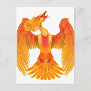 Phoenix Fire Bird Postkarte