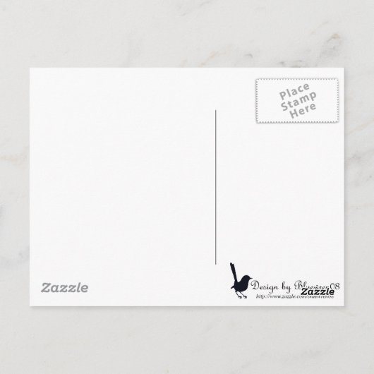 Phoenix Fire Bird Postkarte (Rückseite)