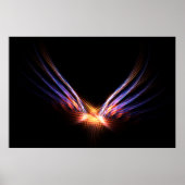 Phoenix Fire Bird Print Poster (Vorne)