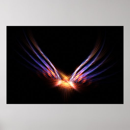 Phoenix Fire Bird Print Poster (Vorne)