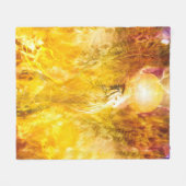 Phoenix Fire Bird Transmission Fleecedecke (Vorderseite (Horizontal))