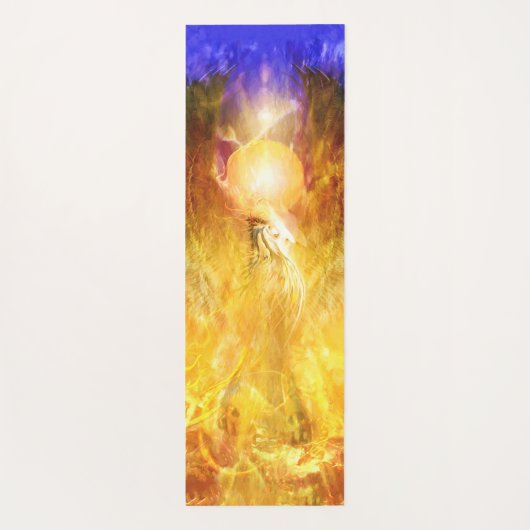 Phoenix Fire Bird Transmission Yogamatte (Rückseite)