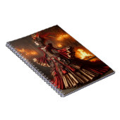 Phoenix Fire Queen Steampunk Viktorianisch Industr Notizblock (Rechte Seite)