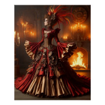 Phoenix Fire Queen Steampunk Viktorianisch Industr