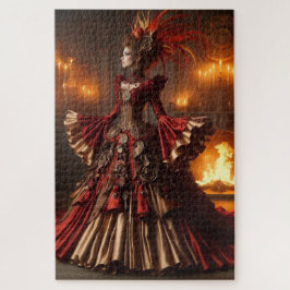 Phoenix Fire Queen Steampunk Viktorianisch Industr Puzzle