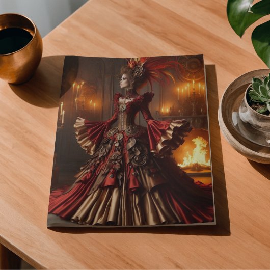 Phoenix Fire Queen Steampunk Viktorianisch Industr Seidenpapier