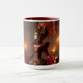 Phoenix Fire Queen Steampunk Viktorianisch Industr Tasse (Zentrum)
