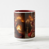 Phoenix Fire Queen Steampunk Viktorianisch Industr Tasse (Zentrum)