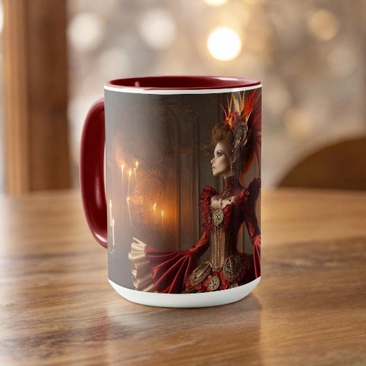 Phoenix Fire Queen Steampunk Viktorianisch Industr Tasse