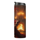 Phoenix Fire Queen Steampunk Viktorianisch Industr Thermosbecher (Nach rechts gedreht)