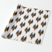 Phoenix Firebird Tribal Flames Geschenkpapier (Ungerollt)