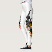 Phoenix Firebird Tribal Flames Leggings (Links)