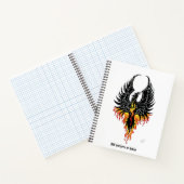 Phoenix Firebird Tribal Flames Notizblock (Innenseite)