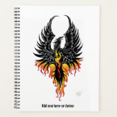 Phoenix Firebird Tribal Flames Planer (Vorderseite)