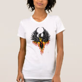 Phoenix Firebird Tribal Flames T-Shirt (Vorderseite)