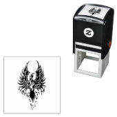Phoenix Firebird Tribal Flammen Permastempel (Beispiel)