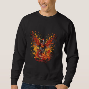 Phoenix Firebird-Wiedergeburt Mythische Vogelverjü Sweatshirt