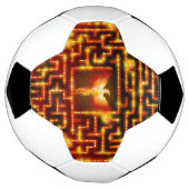 Phoenix Firey Maze Soccer Ball (Gedreht)