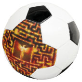 Phoenix Firey Maze Soccer Ball (Dreiviertel)