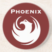Phoenix-Flagge Getränkeuntersetzer (Vorne)