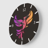 Phoenix-Flagge Große Uhr (Winkel)