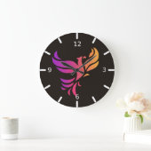 Phoenix-Flagge Große Uhr (Zuhause)