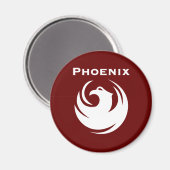 Phoenix-Flagge Magnet (Vorderseite/Rückseite)
