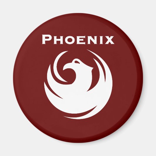 Phoenix-Flagge Magnet (Vorne)