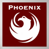Phoenix-Flagge Poster (Vorne)