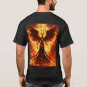 "Phoenix Flame Logo T - Shirt - Symbol für Rebirth (Rückseite)