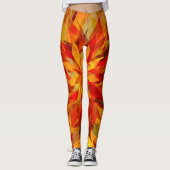 Phoenix Flammen Leggings (Vorderseite)