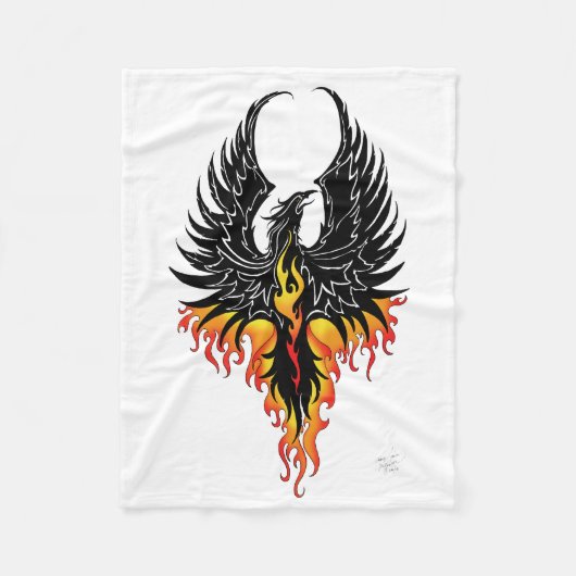 Phoenix Fleecedecke (Vorderseite)