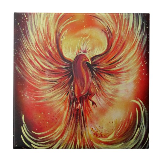 Phoenix Fliese (Vorderseite)