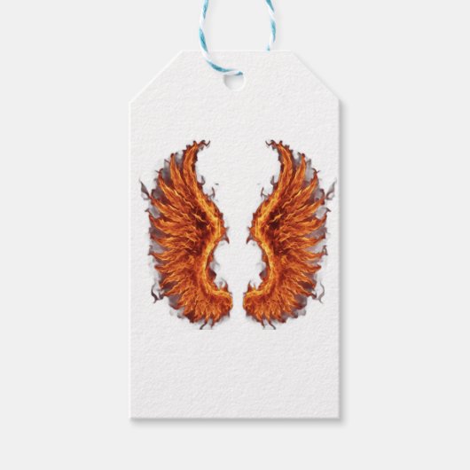Phoenix-Flügel der Feuer Premium-Edition Geschenkanhänger (Vorderseite)